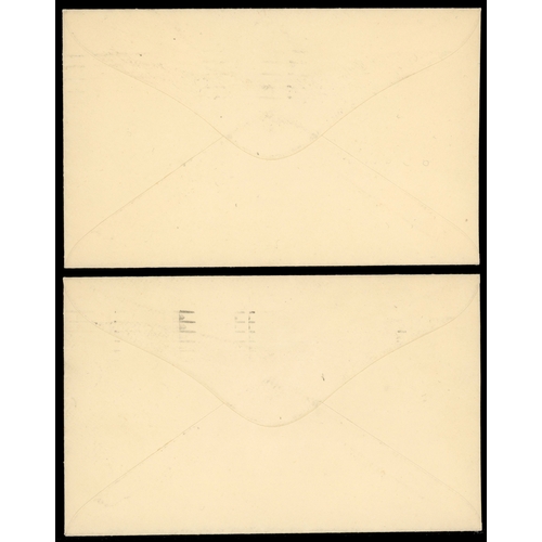 171 - 1934 Harrison printings first day cover, Two fine envelopes the first bearing a ½d & 1d from the 2s ... 