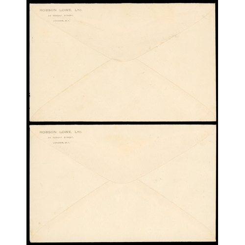 178 - 1935 ½-2½d Silver Jubilee. Very fine set of four illustrated commemorative envelopes, produced by Ro... 