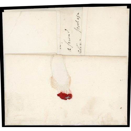 18 - 1839 Uniform Fourpenny Post (December 1839) Two entires both sent from Worcester and addressed to Lu... 