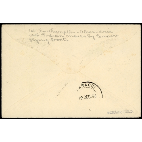 203 - 1936 ½d-2½d King Edward VIII Announcement of Abdication (SG457-60). Very fine illustrated cover sent... 