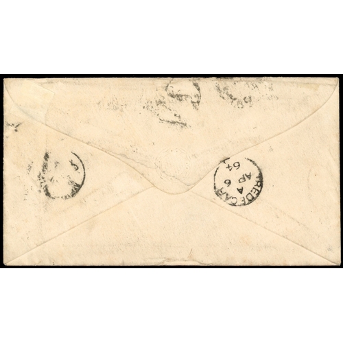 54 - 1857 1d Rose red Pl.R.17. Envelope sent from London to Newport bearing a 1d Rose-red Pl.R.17. (SG40)... 