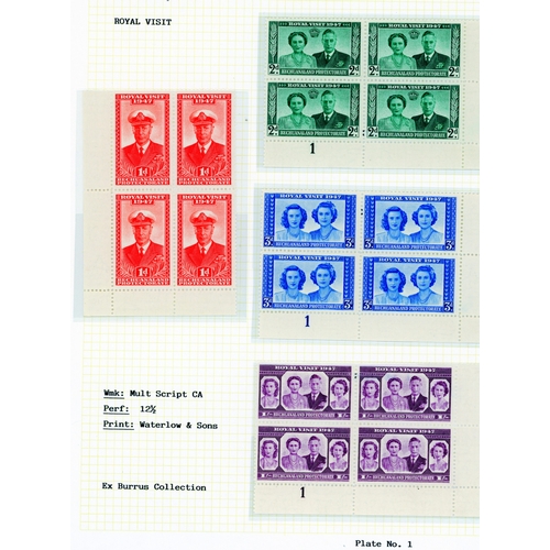 101 - 1937-52 KG VI accumulation (hundreds) with collections of the 1938 set, some with pages of shades, s... 