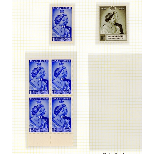 101 - 1937-52 KG VI accumulation (hundreds) with collections of the 1938 set, some with pages of shades, s... 