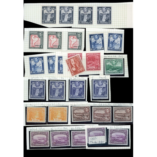 131 - 1938-52 mint collection on leaves with singles and blocks of four perf 12½ (no 24c block, but includ... 