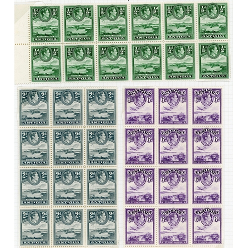 131 - 1938-52 mint collection on leaves with singles and blocks of four perf 12½ (no 24c block, but includ... 