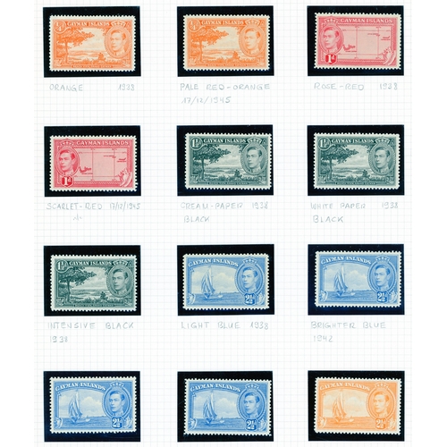 184 - 1938-48 definitives two collections, all perfs & shades per SG with some duplicates, with 10 x 5/- i... 