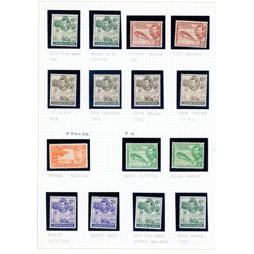 184 - 1938-48 definitives two collections, all perfs & shades per SG with some duplicates, with 10 x 5/- i... 