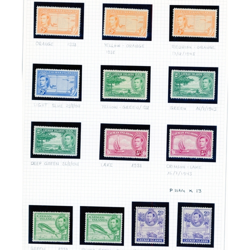 184 - 1938-48 definitives two collections, all perfs & shades per SG with some duplicates, with 10 x 5/- i... 