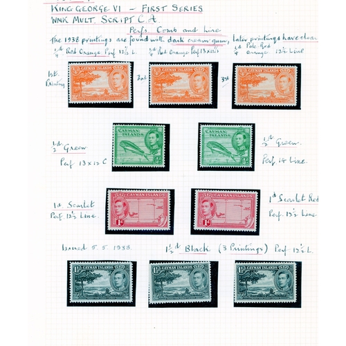 184 - 1938-48 definitives two collections, all perfs & shades per SG with some duplicates, with 10 x 5/- i... 