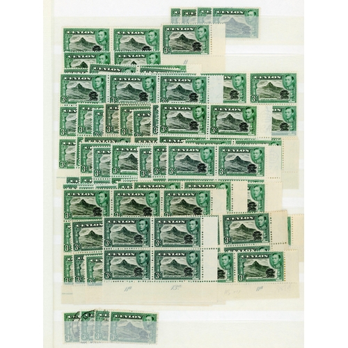 196 - 1938-49 3ct collection on stocksheets, commencing with perf 13 x 11½ FP 1A block and 1B pair, also p... 