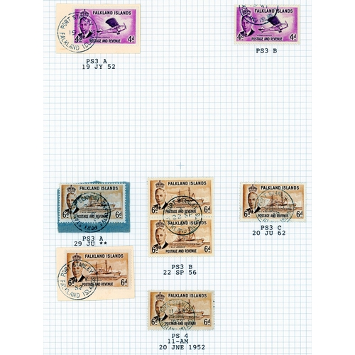 239 - 1938 a few values in blocks, with a ½d block of 24 showing a confetti flaw; 1952 values in both Plat... 