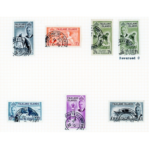 239 - 1938 a few values in blocks, with a ½d block of 24 showing a confetti flaw; 1952 values in both Plat... 