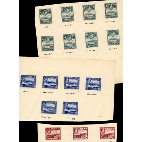 24 - 1938-53 collection from various sources with three KG VI definitive groups, two by printings, only o... 