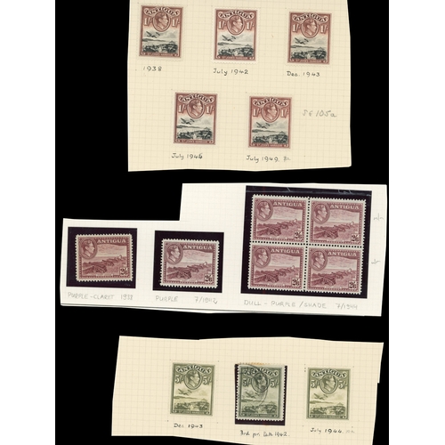 24 - 1938-53 collection from various sources with three KG VI definitive groups, two by printings, only o... 