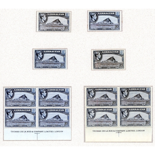 263 - 1938-51 mint collection (184) on leaves, large part o.g.  Commences with original Specimen set of tw... 