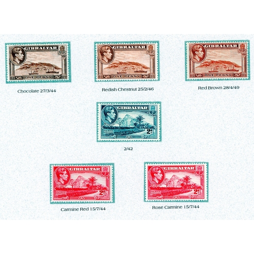 263 - 1938-51 mint collection (184) on leaves, large part o.g.  Commences with original Specimen set of tw... 