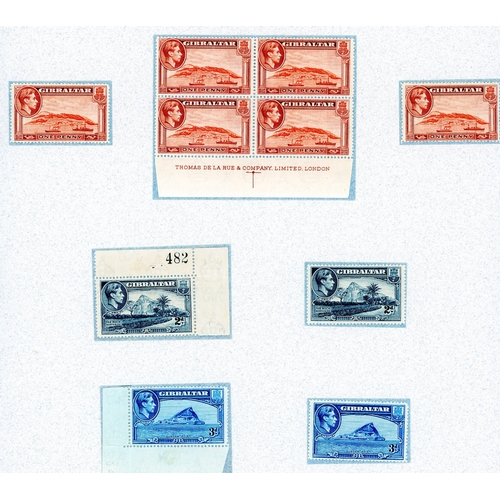 263 - 1938-51 mint collection (184) on leaves, large part o.g.  Commences with original Specimen set of tw... 