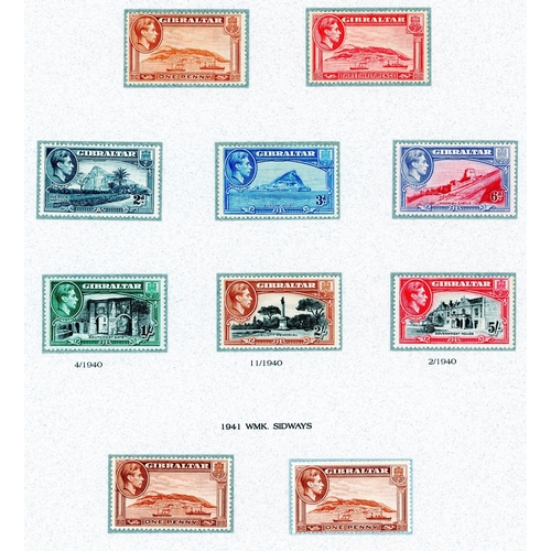 263 - 1938-51 mint collection (184) on leaves, large part o.g.  Commences with original Specimen set of tw... 