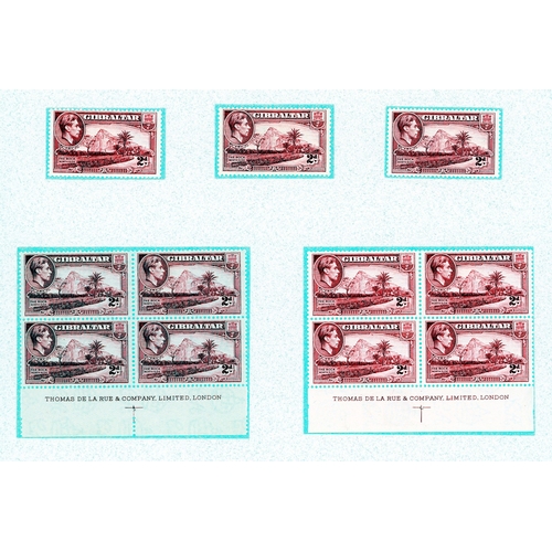 263 - 1938-51 mint collection (184) on leaves, large part o.g.  Commences with original Specimen set of tw... 