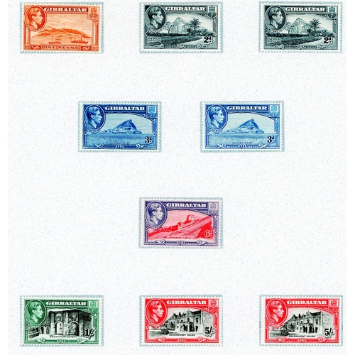 263 - 1938-51 mint collection (184) on leaves, large part o.g.  Commences with original Specimen set of tw... 