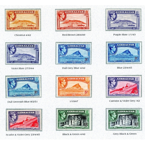 263 - 1938-51 mint collection (184) on leaves, large part o.g.  Commences with original Specimen set of tw... 