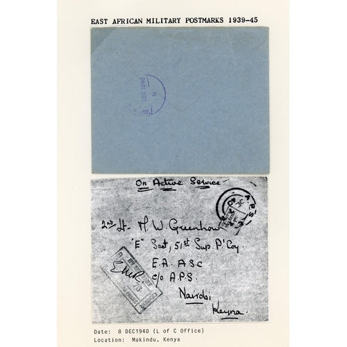 337 - WW2 covers (14) with a range of military censors, postmarks and franks, all bar two stampless On Act... 