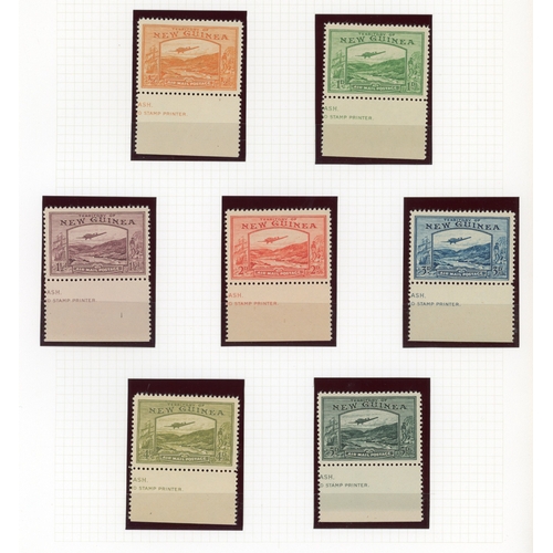 448 - 1939 set of fourteen, matched lower marginal examples each with part imprint, unmounted o.g.  Ex Bai... 