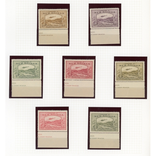 448 - 1939 set of fourteen, matched lower marginal examples each with part imprint, unmounted o.g.  Ex Bai... 