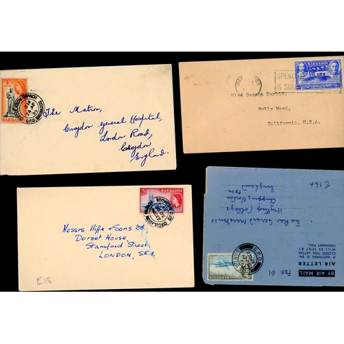 72 - 1940-4 Censor covers (13), various tapes and labels, a useful range.  Also with 14 loose covers, mos... 