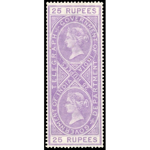 1018 - 1869 25r reddish lilac Die I, fresh large part o.g. two creases though still much above average and ... 