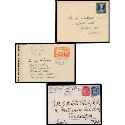 1059 - British Commonwealth QV-KGVI postal history collection, including British Solomon Is 1940 censored c... 