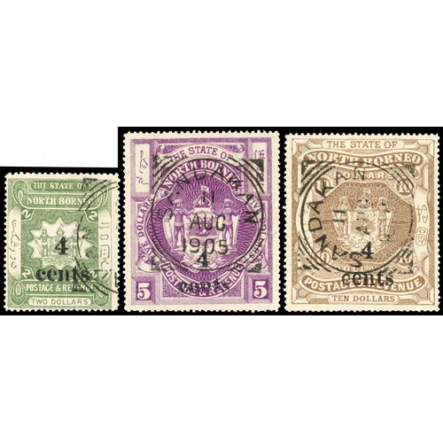 1071 - QV-KGV mint selection on stock card including Bahamas 1888 £1, 1902 £1, 1912 £1 (2 shades), Bermuda ... 