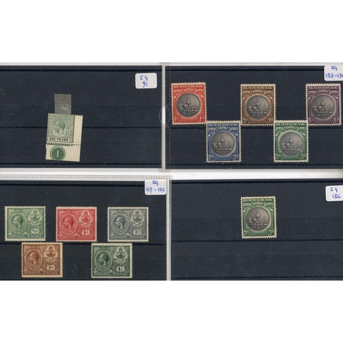 121 - 1861-1942 mint and used selection arranged on stockcards including mint 1861-62 rough perf 14 to 16,... 