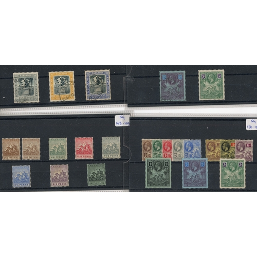 128 - 1862-1935 mint and used selection arranged on stockcards including used 1852-55 range to (4d), 1858 ... 