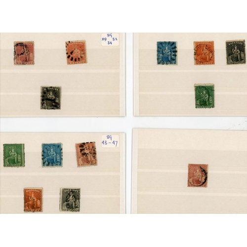 128 - 1862-1935 mint and used selection arranged on stockcards including used 1852-55 range to (4d), 1858 ... 