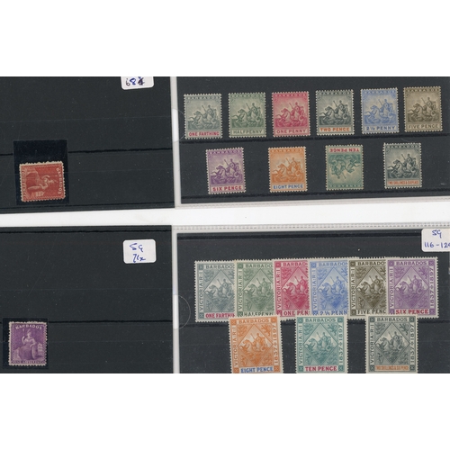 128 - 1862-1935 mint and used selection arranged on stockcards including used 1852-55 range to (4d), 1858 ... 