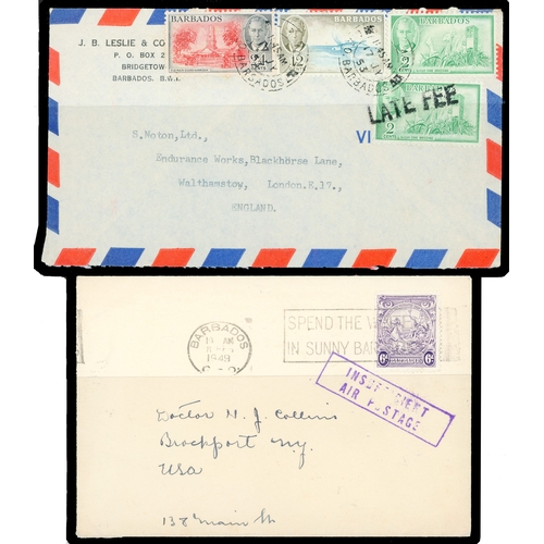 129 - 1833-1950s postal history collection, including 1833 pre-stamp entire letter addressed to London rat... 