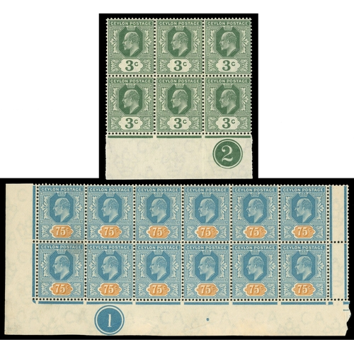 278 - 1903-11 KEVII mint collection arranged on Hagners, including 1903-04 trimmed-down die proofs for 2c ... 