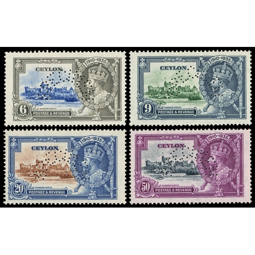 315 - 1935-36 KGV mint and used collection arranged on Hagners, including 1935-36 set to 1r, with 3c, 6c, ... 