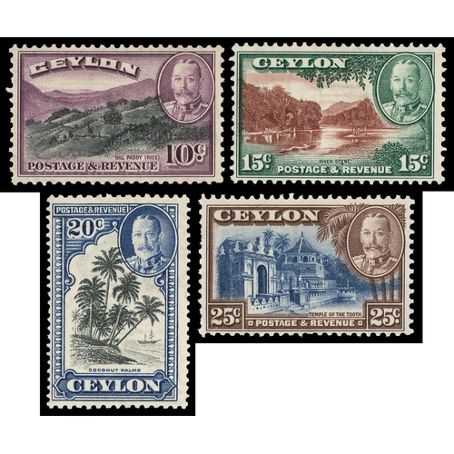 315 - 1935-36 KGV mint and used collection arranged on Hagners, including 1935-36 set to 1r, with 3c, 6c, ... 