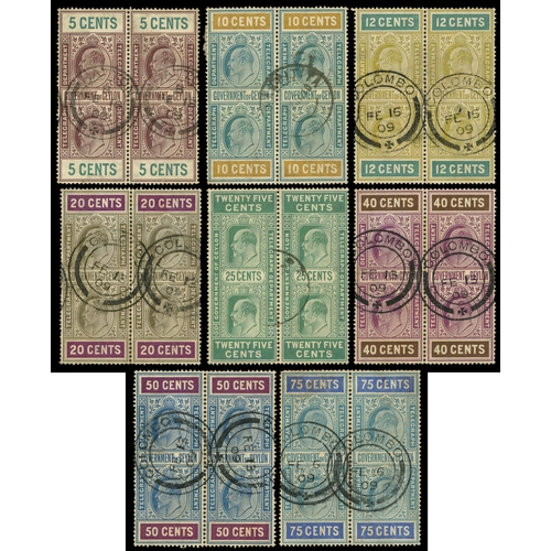 353 - TELEGRAPHS: 1903-1910 KEVII mint and used collection arranged on Hagners as per Part I listings, inc... 