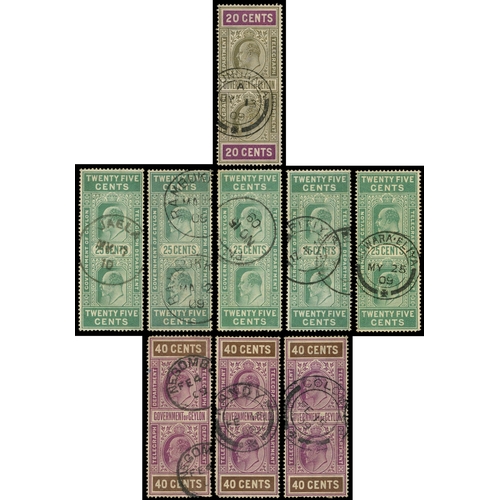 353 - TELEGRAPHS: 1903-1910 KEVII mint and used collection arranged on Hagners as per Part I listings, inc... 