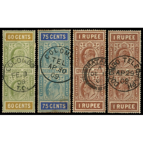 353 - TELEGRAPHS: 1903-1910 KEVII mint and used collection arranged on Hagners as per Part I listings, inc... 