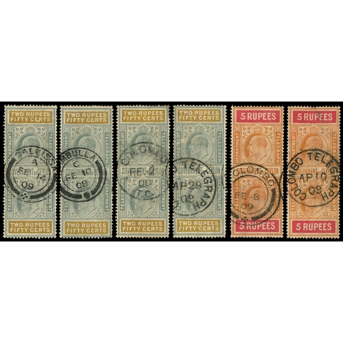 353 - TELEGRAPHS: 1903-1910 KEVII mint and used collection arranged on Hagners as per Part I listings, inc... 