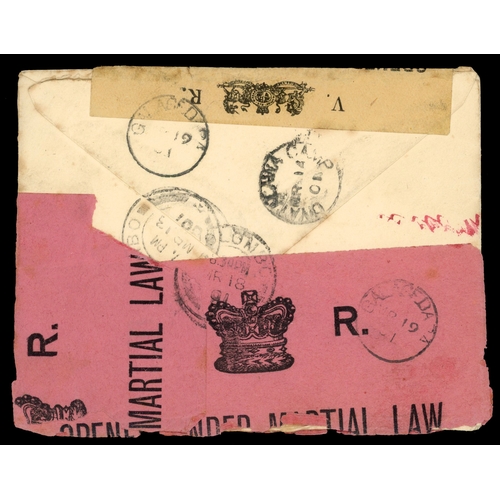 364 - BOER WAR: selection of seven prisoner of war envelopes/postal stationery, comprising Diyatalawa Camp... 