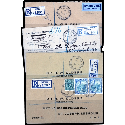 642 - 1904-1930s postal history collection, including 1904 Advertising cover to Chicago franked by ½d & 4d... 