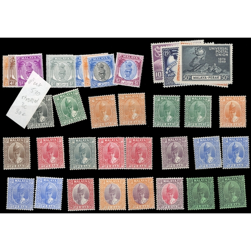 728 - Mint selection with many unmounted arranged on stockcards including mainly KGVI with a range of stat... 