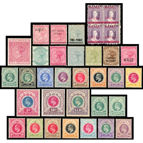 751 - QV to KEVII mint selection on Hagners, including 1874 5s, 1902 2s and 4s, 5s, 10s and £1.10s (toned)... 