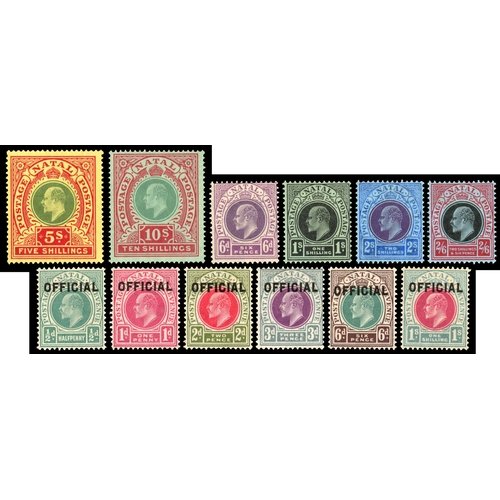 751 - QV to KEVII mint selection on Hagners, including 1874 5s, 1902 2s and 4s, 5s, 10s and £1.10s (toned)... 