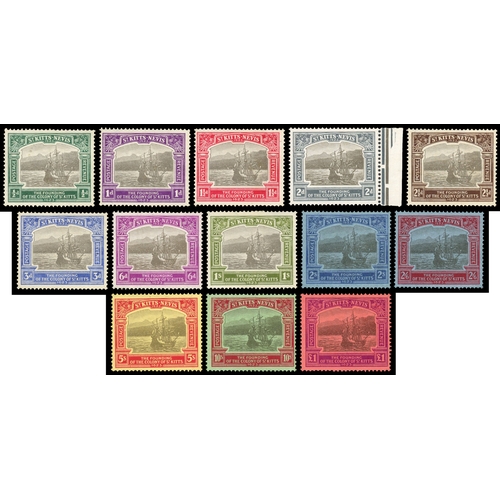 845 - 1932 Tercentenary of Colony to £1 set of 13, fine o.g. SG 48/60